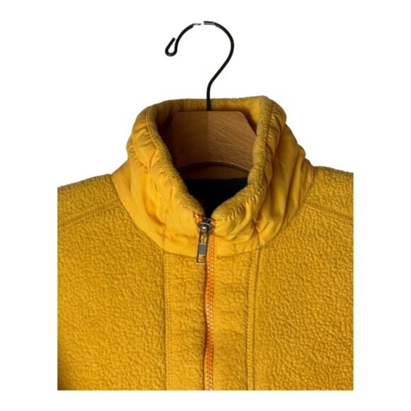 Patagonia‎ Jacket Women Small Yellow Butternut Synchilla Coat Gorpcore Vintage - Picture 3 of 9